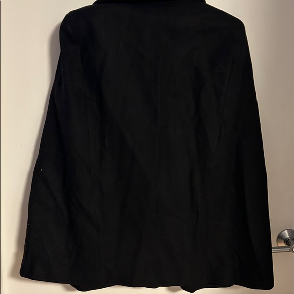 Zara Black Wool Blend Cape Blazer. Size M - Picture 10 of 10